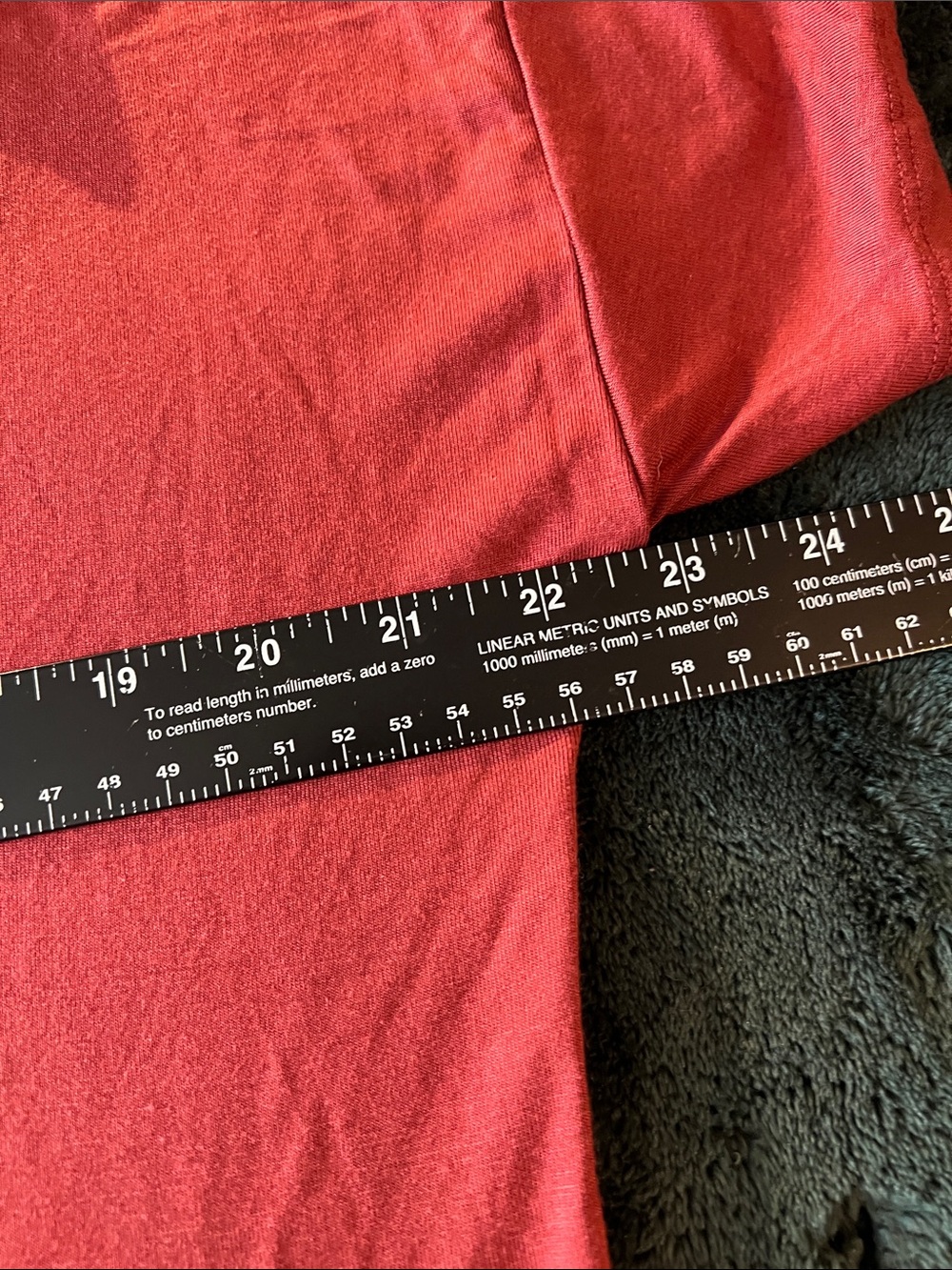 Daily Ritual Red Short Sleeve Tee - Picture 4 of 6